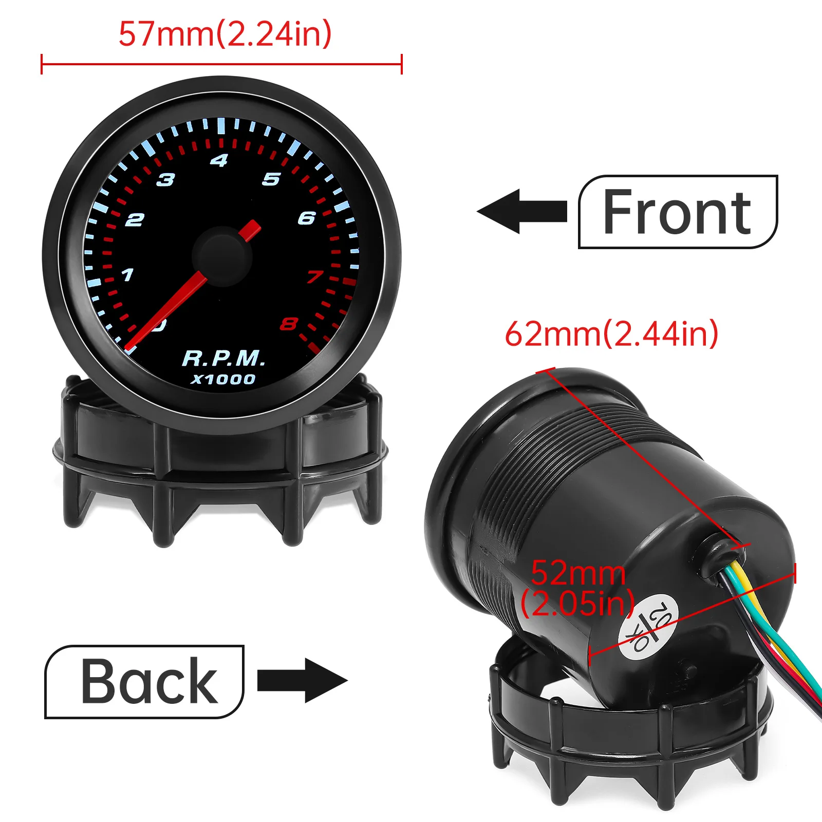 2 inch Turbo Boostmeter 52mm m - Smoke Leak Detector recensie en prijs