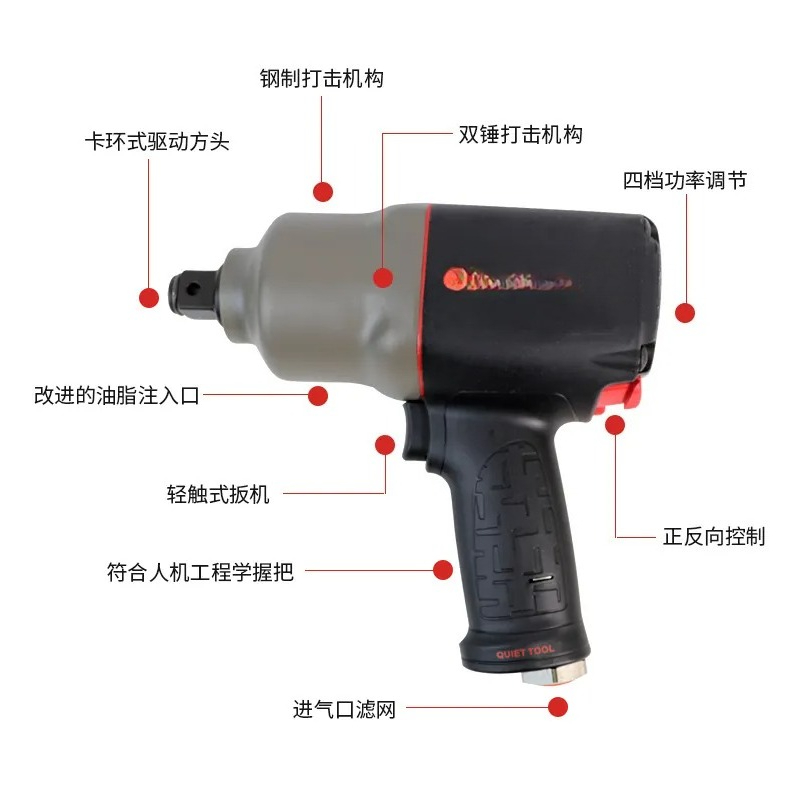 Ingersoll Rand AW45QMX Pneumat - Pneumatic Impact Wrench recensie en prijs