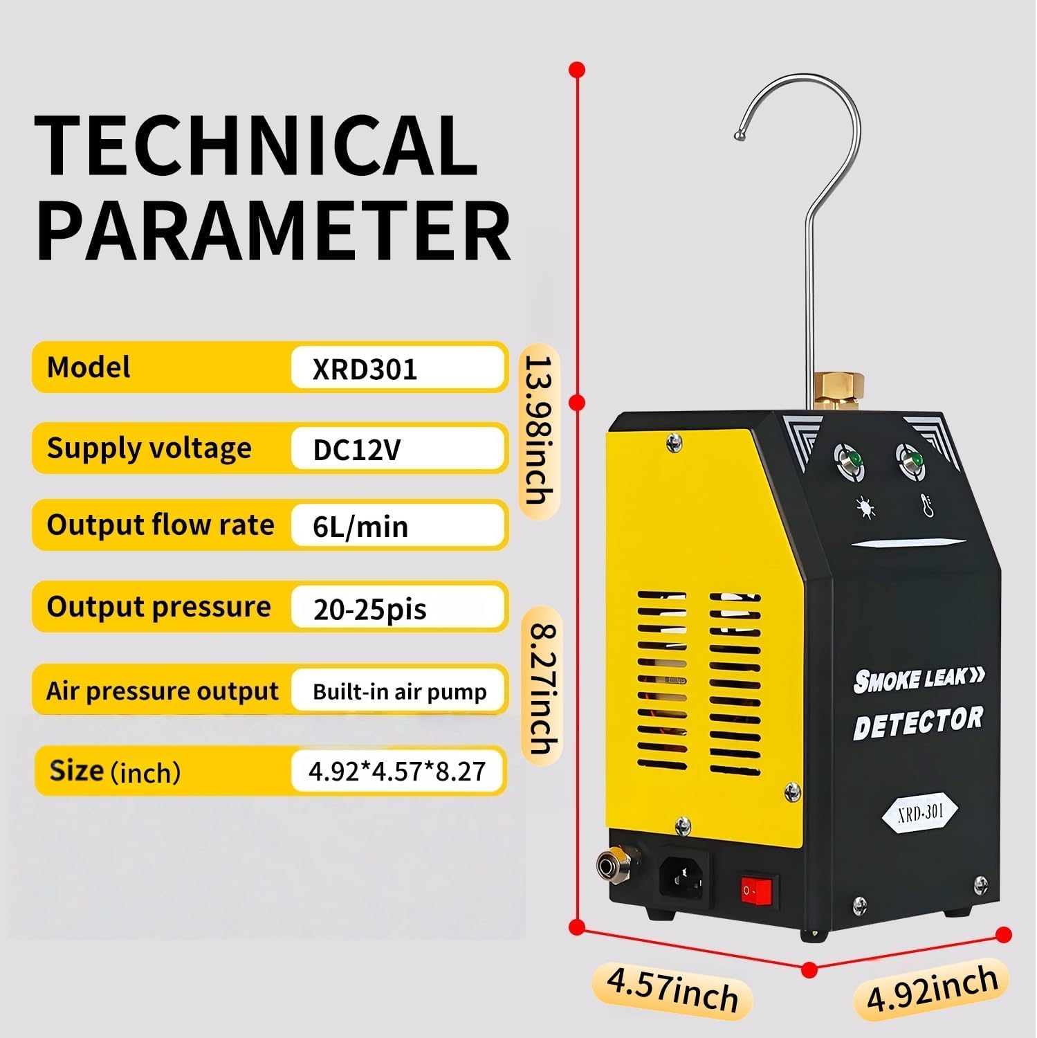 Rookgenerator, olie rookpijp g - Smoke Leak Detector recensie en prijs